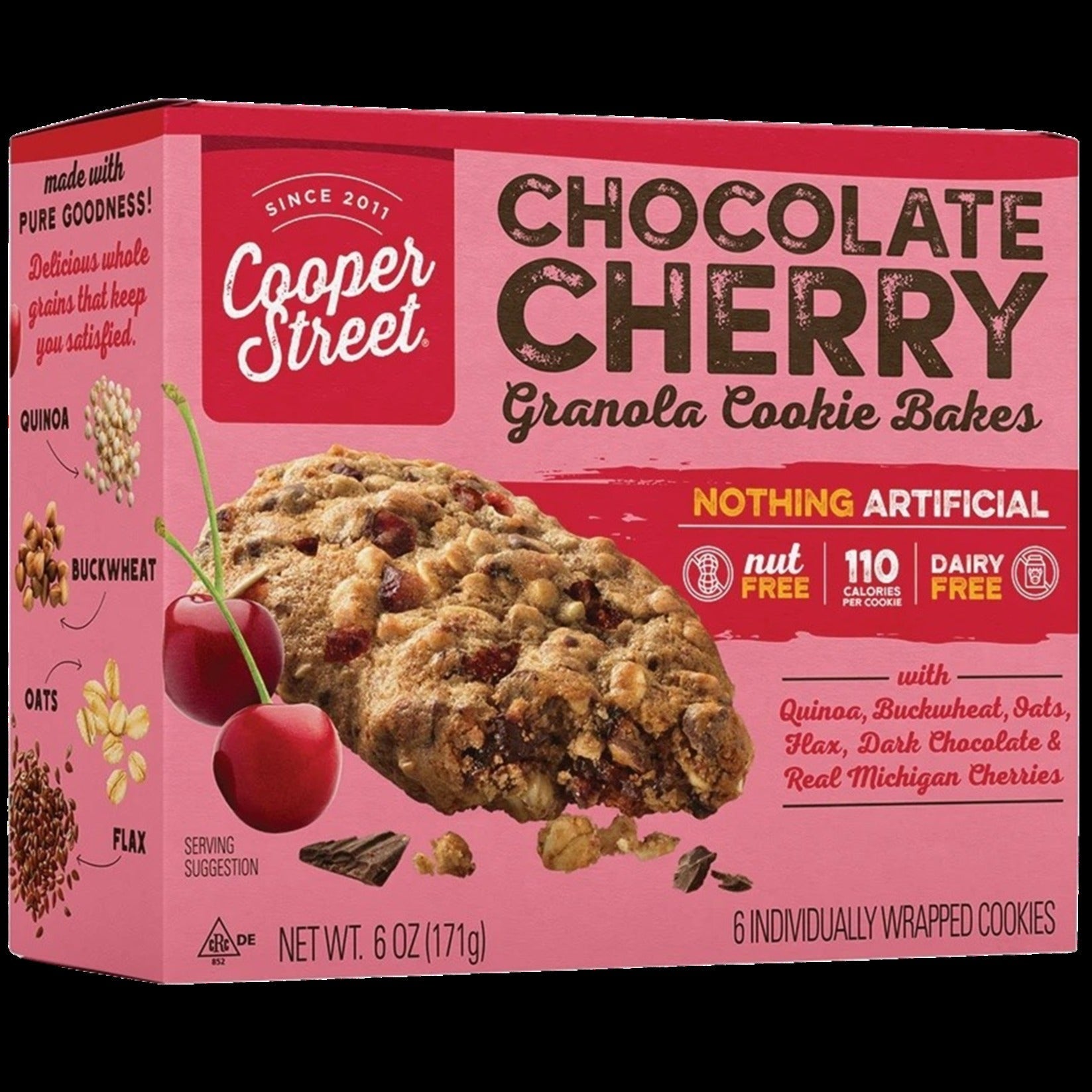Granola Cookie Bakes - Chocolate Cherry (6 CT)