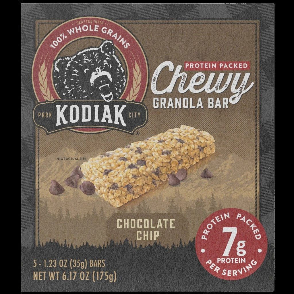 Chocolate Chip Chewy Granola Bars