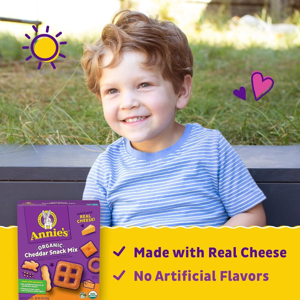 Cheddar Snack Pretzels Snack Mix with Real Cheese
