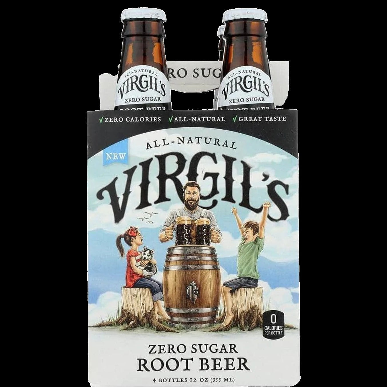 Zero Sugar Root Beer (4 Pack)
