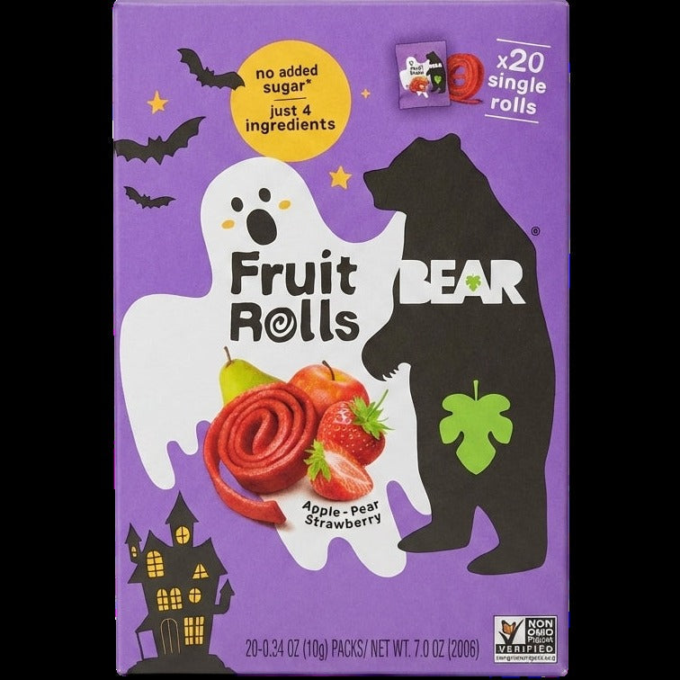 Halloween Fruit Rolls - Apple Pear Strawberry (20 CT)