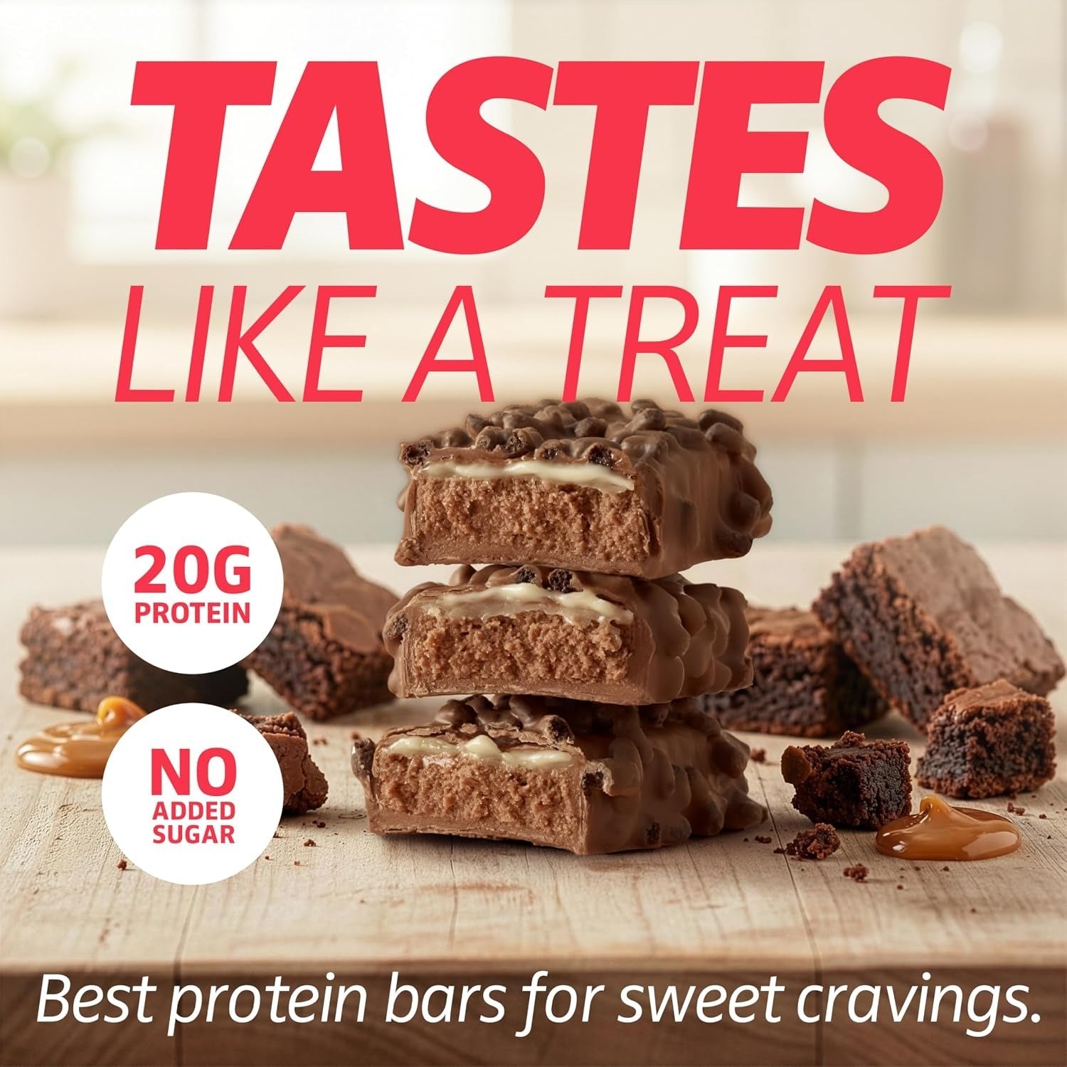 Chocolate Caramel Crisp Protein Bars (12 CT)