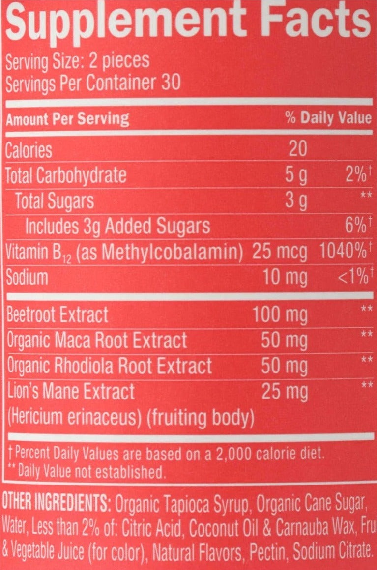 Energize Pre-Workout Gummies