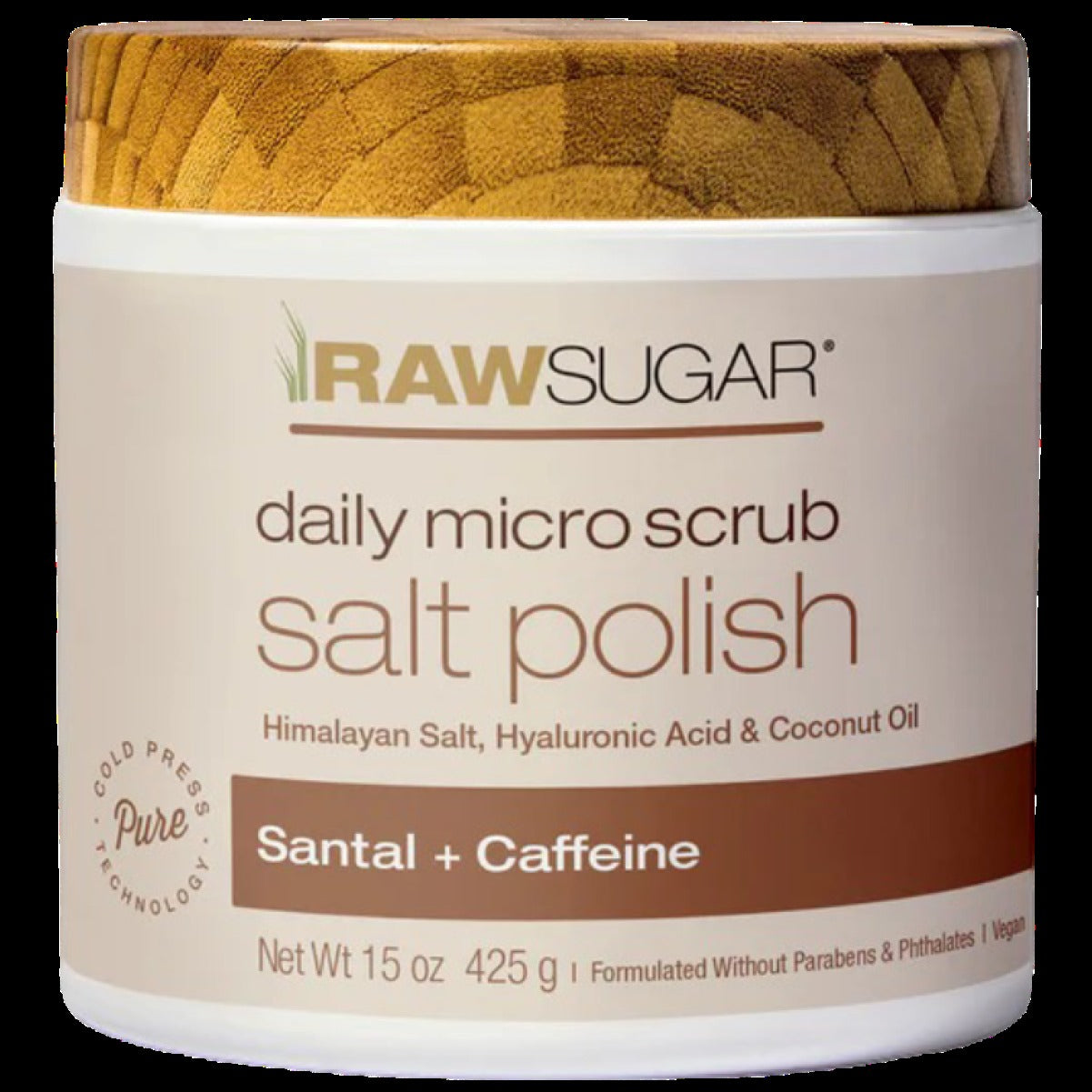 Daily Micro Salt Scrub Polish With Santal And Caffeine Fragrance