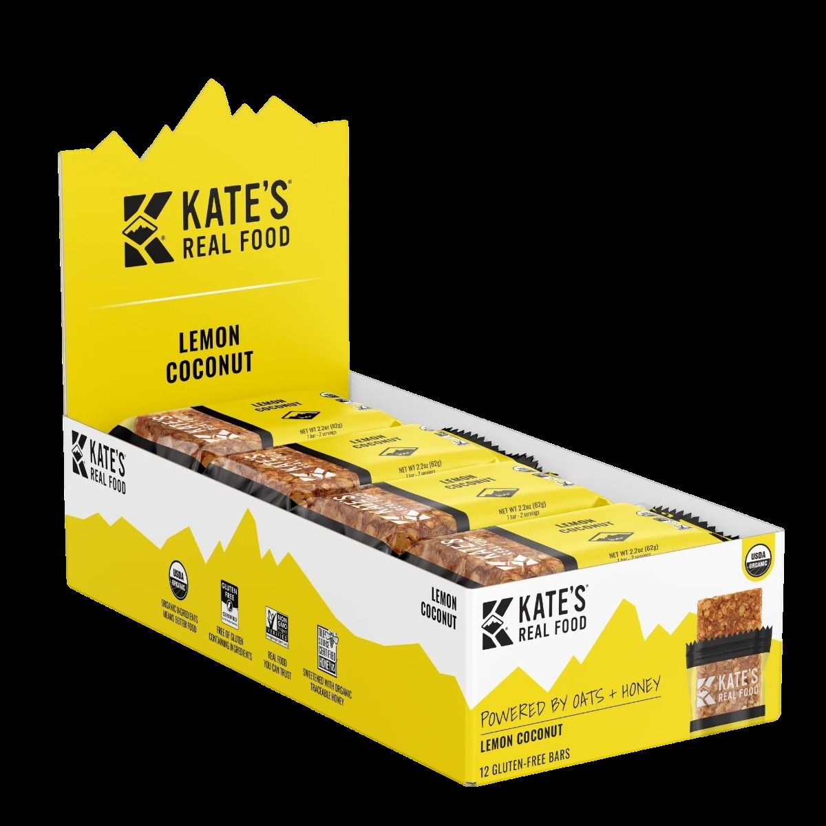 Organic Granola Bars - Lemon Coconut (12 CT)