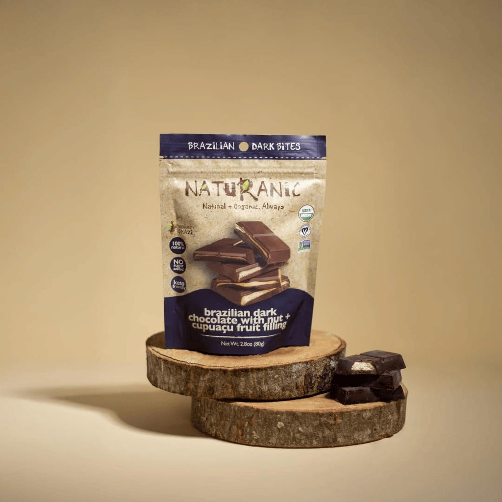Brazilian Dark Chocolate with Nut and Cupuacu Filling
