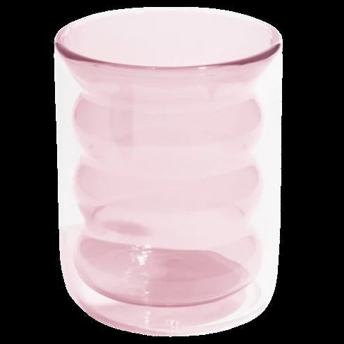 Double Wall Groovy Cup - Pink