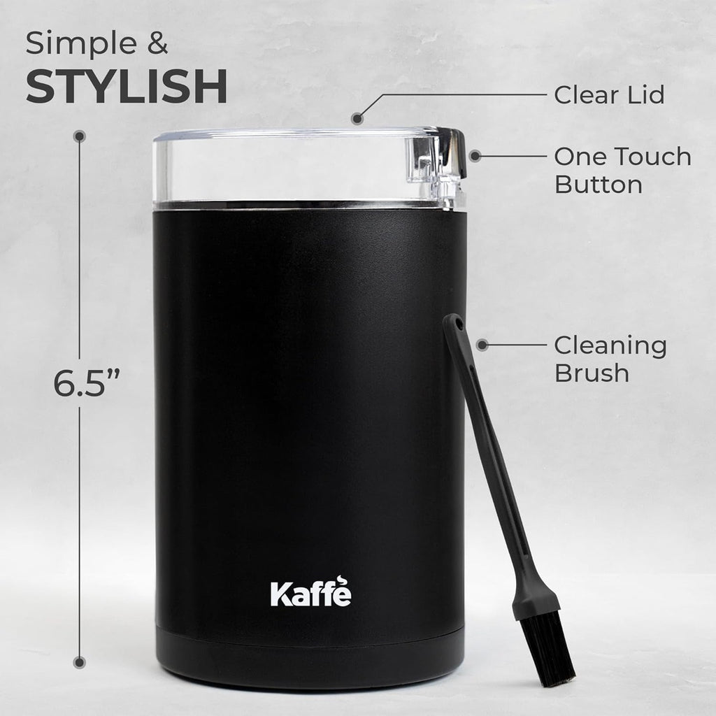 Electric Coffee Grinder - Matte Black