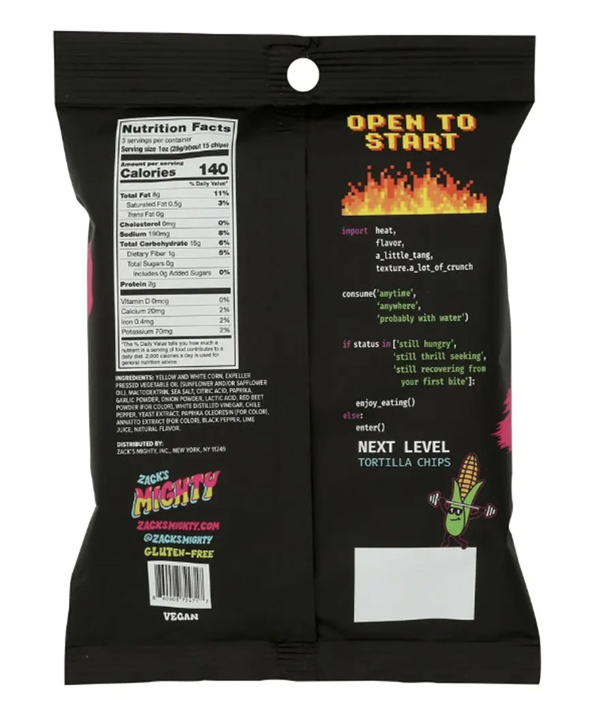Rolled Tortilla Chips Chile Lime (Snack Size)