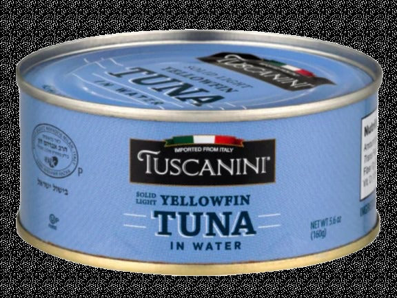Solid Light Yellowfin Tuna in Water