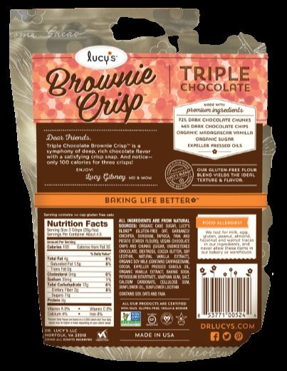 Triple Chocolate Brownie Crisp