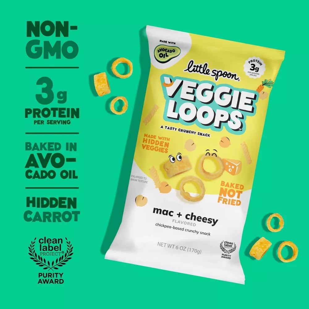 Veggie Loops - Mac + Cheesy