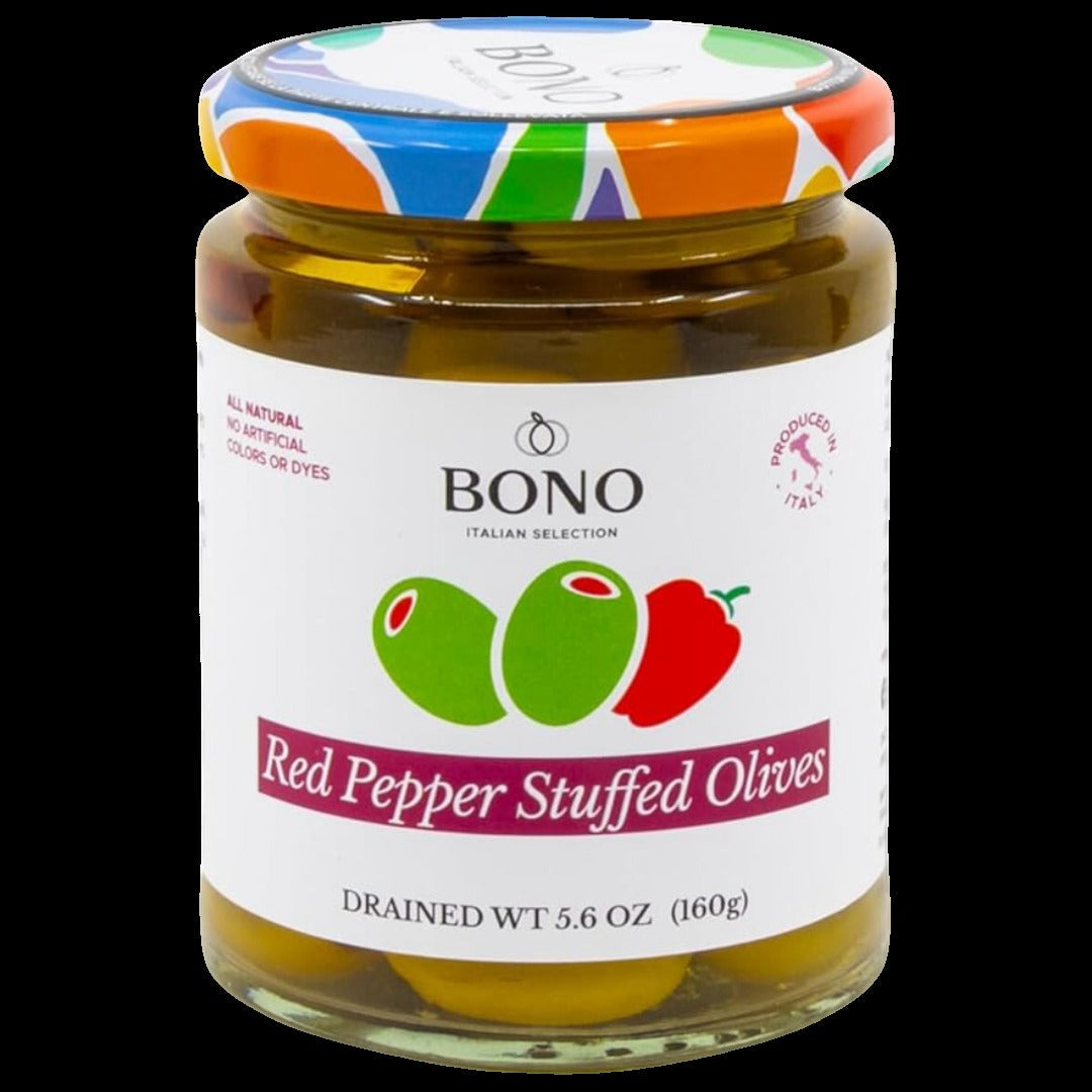 Red Pepper Stuffed Olives
