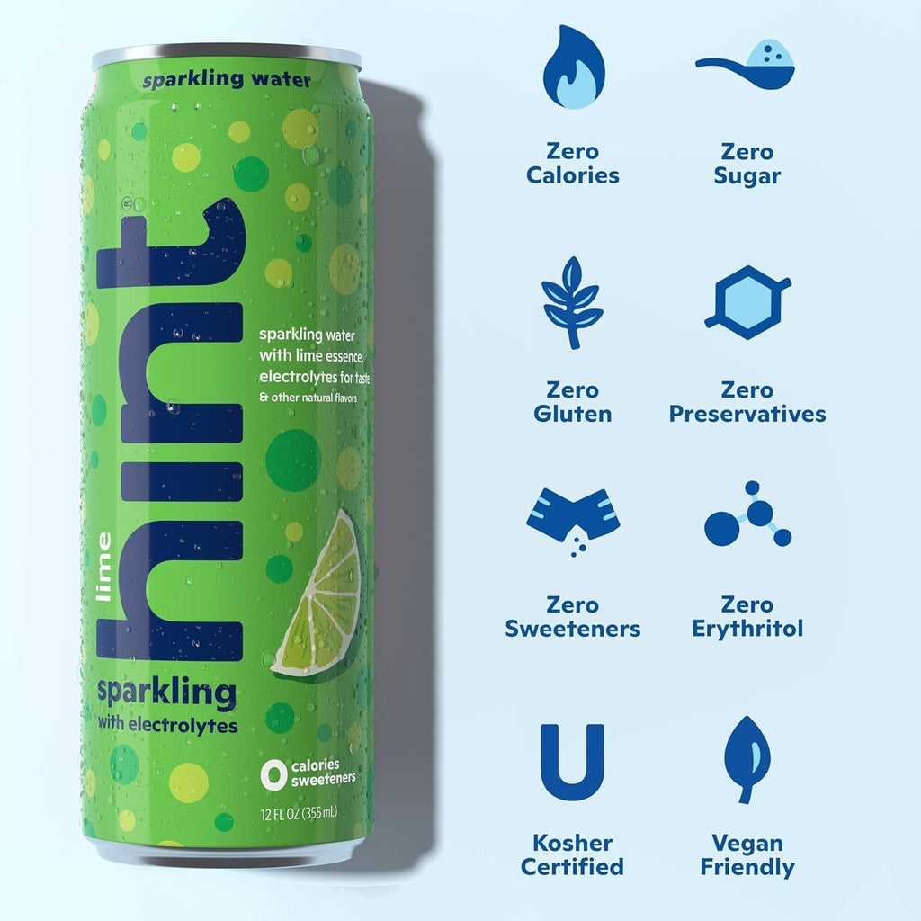 Lime Electrolyte Sparkling Water (12 Pack)