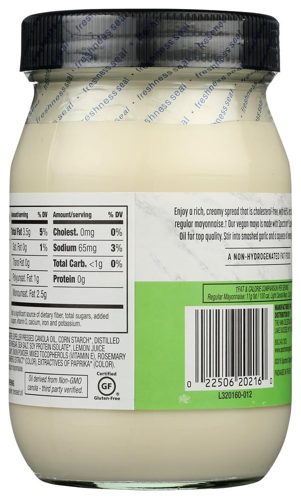 Vegan Light Canola Mayonnaise
