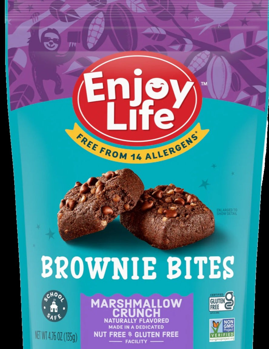 Marshmallow Crunch Brownie Bites
