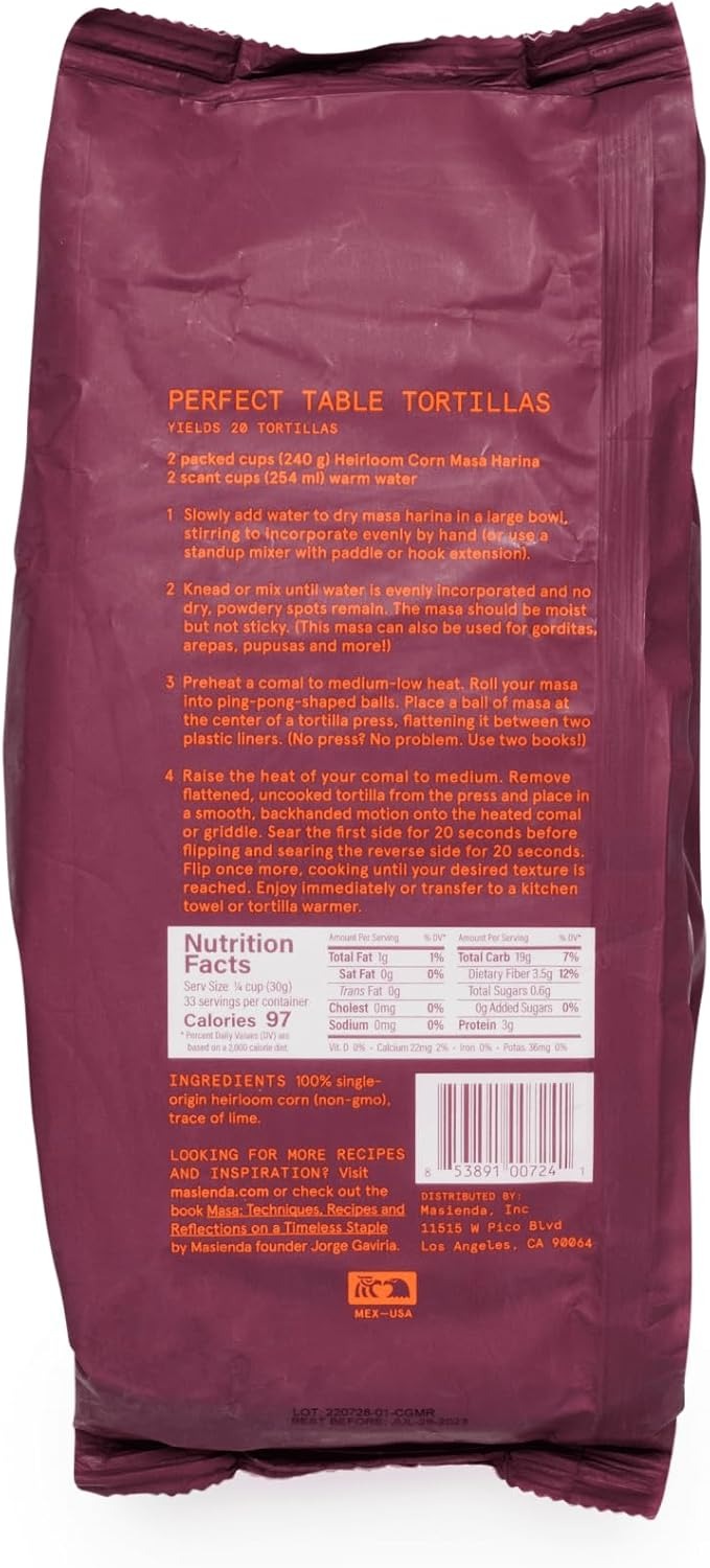 Heirloom Red Corn Masa Harina