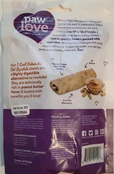 Not Rawhide Peanut Butter