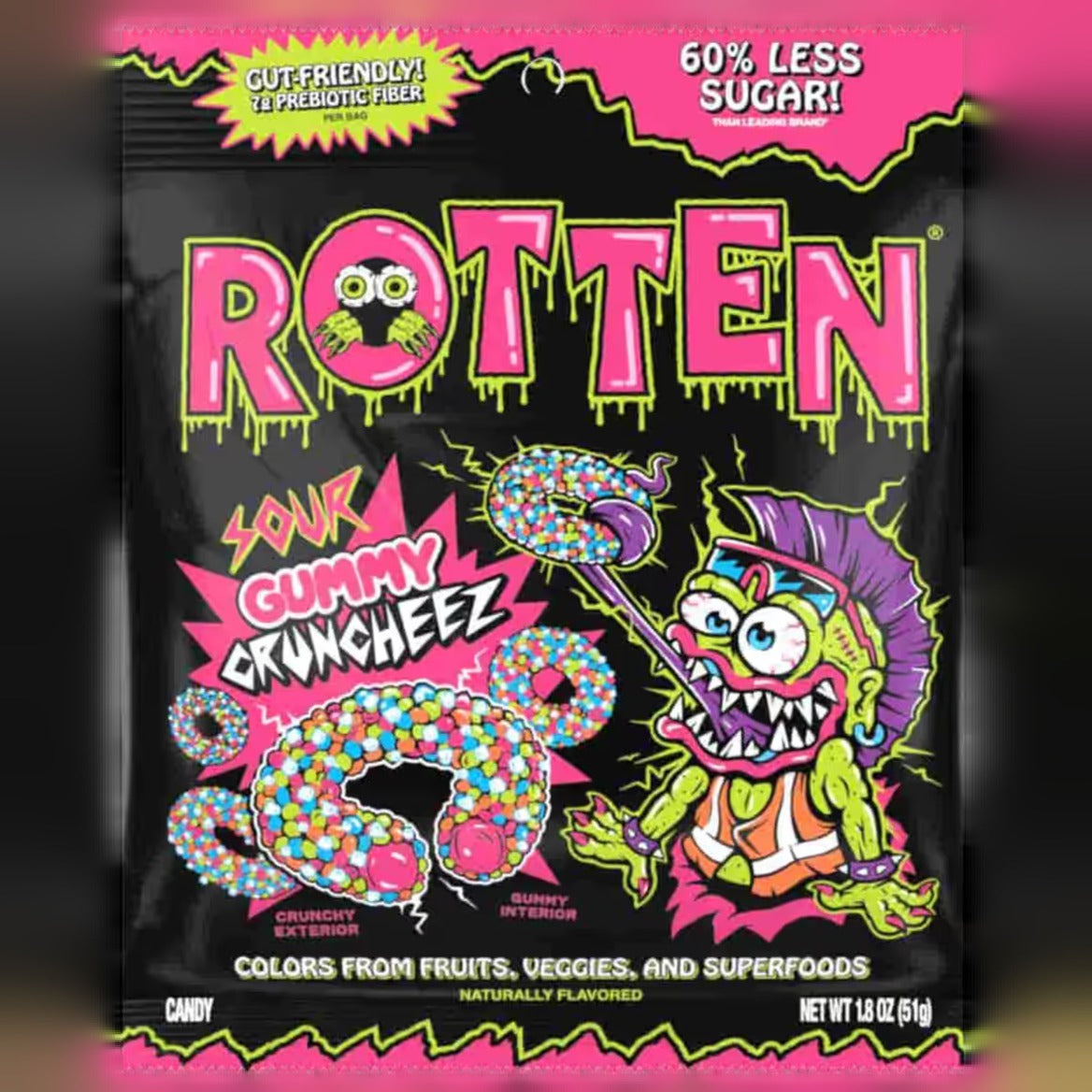 Sour Gummy Cruncheez Candy