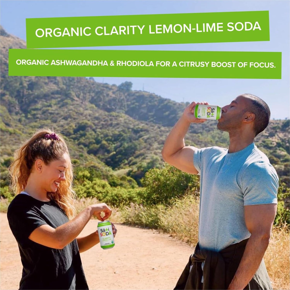 Organic Clarity Lemon-Lime Soda (12 Pack)