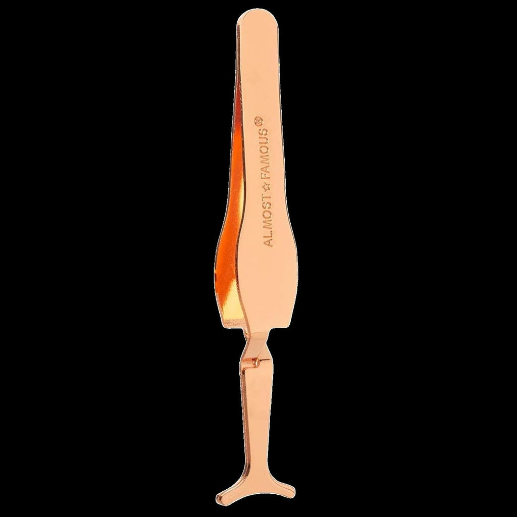 Magnetic Eyelash Applicator Tweezers - Rose Gold