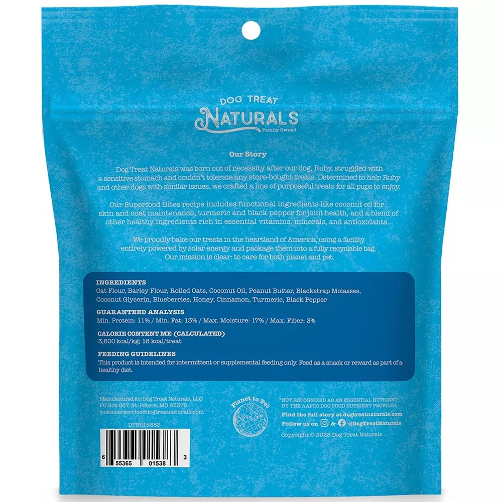 Superfood Dog Bites - Peanut & Blueberry
