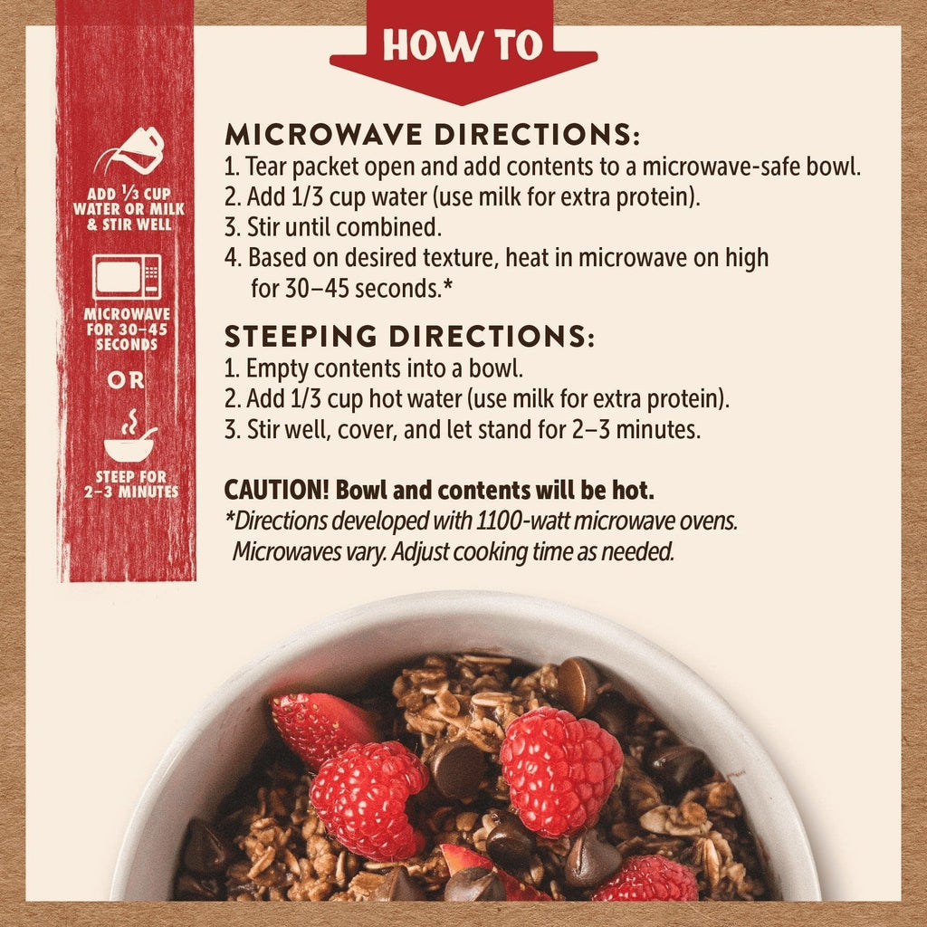 Chocolate Chip Protein-Packed Oatmeal (6 CT)