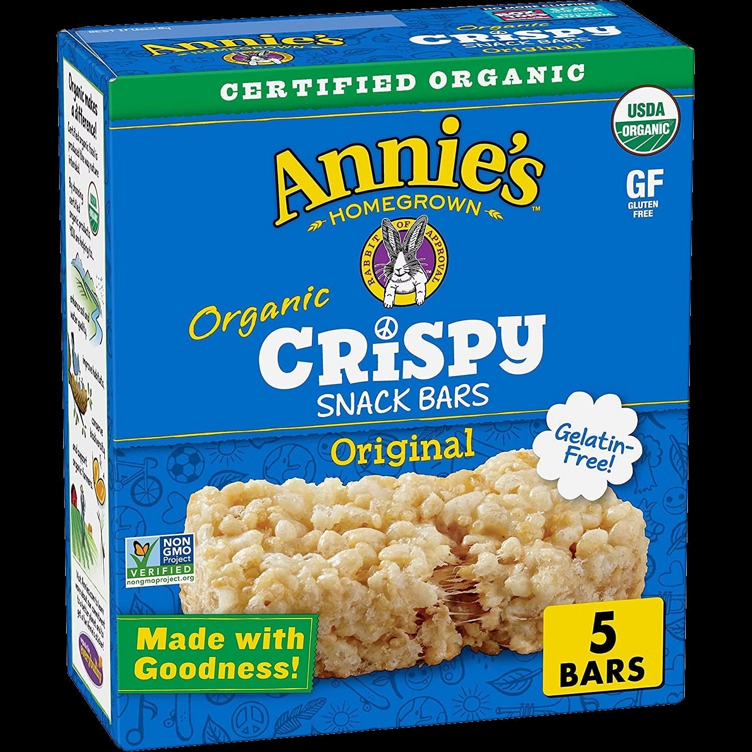 Organic Original Crispy Snack Bars (5 CT)