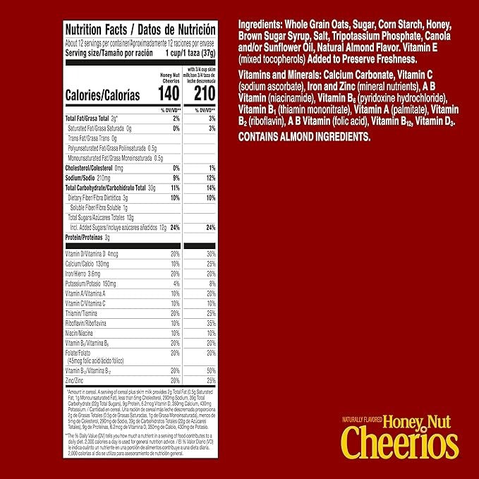 Honey Nut Cheerios Cereal