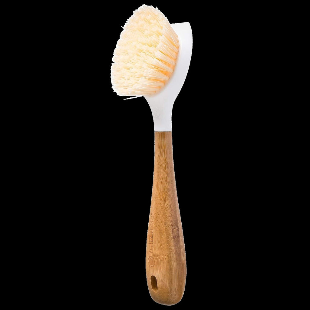 Be Good Bamboo Handle Dish Brush - White