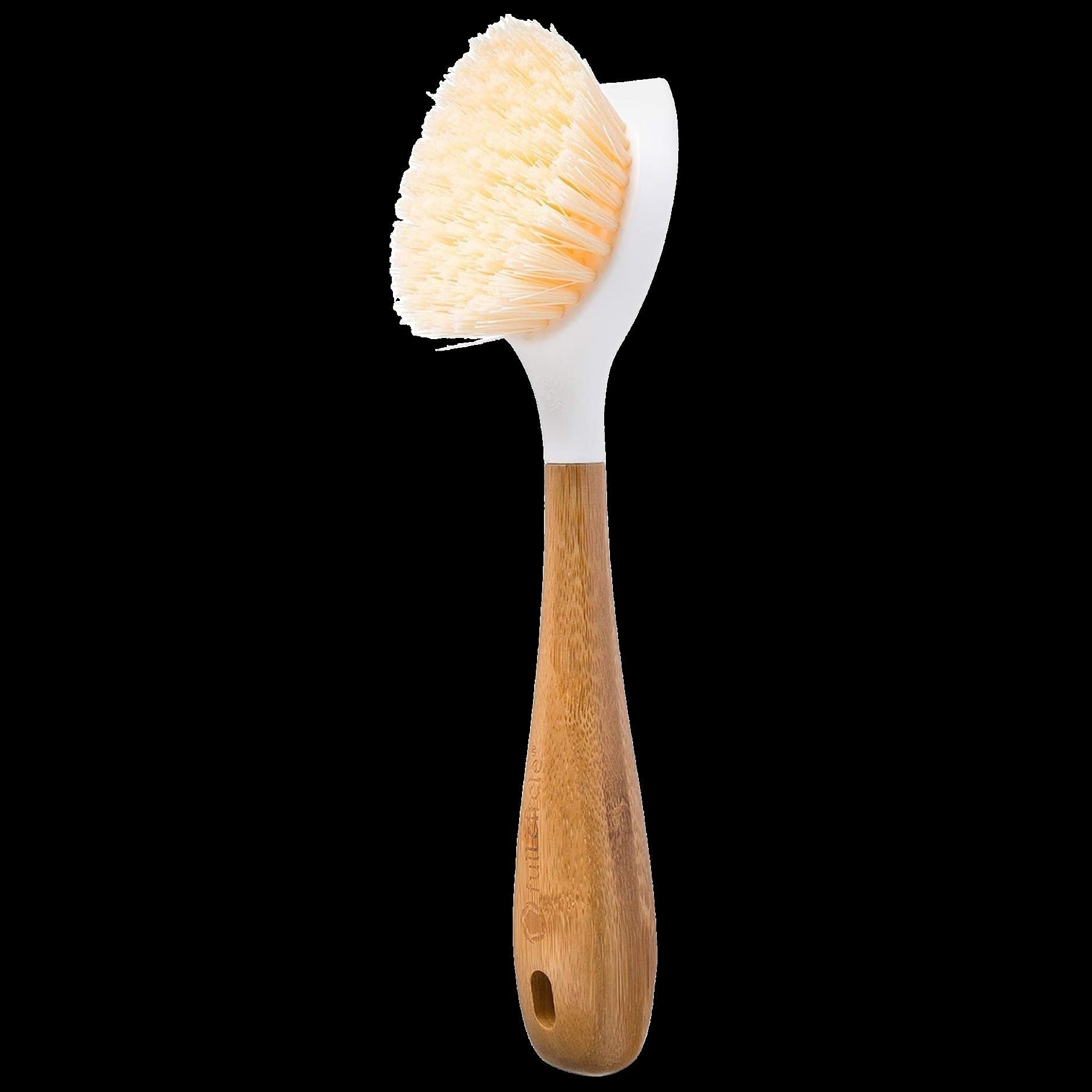 Be Good Bamboo Handle Dish Brush - White