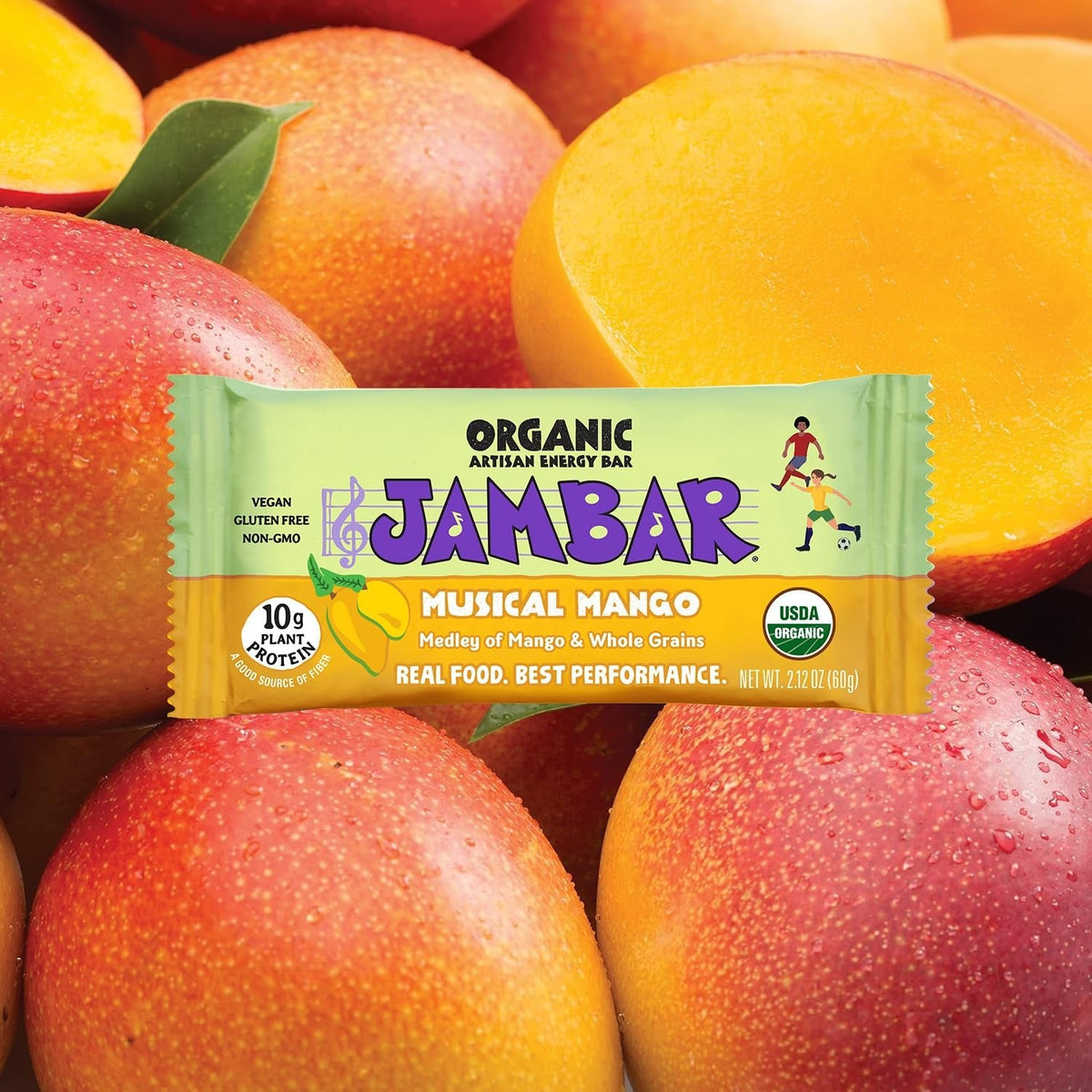 Organic Artisan Energy Bar - Musical Mango (12 CT)