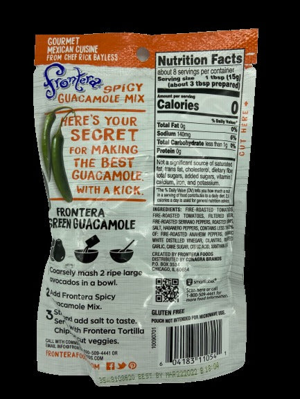 Seasoning Pouch Guacamole Spice