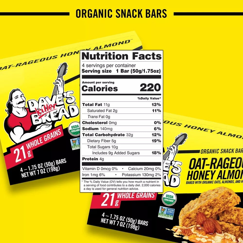 Oat-Rageous Honey Almond Snack Bar (4 CT)