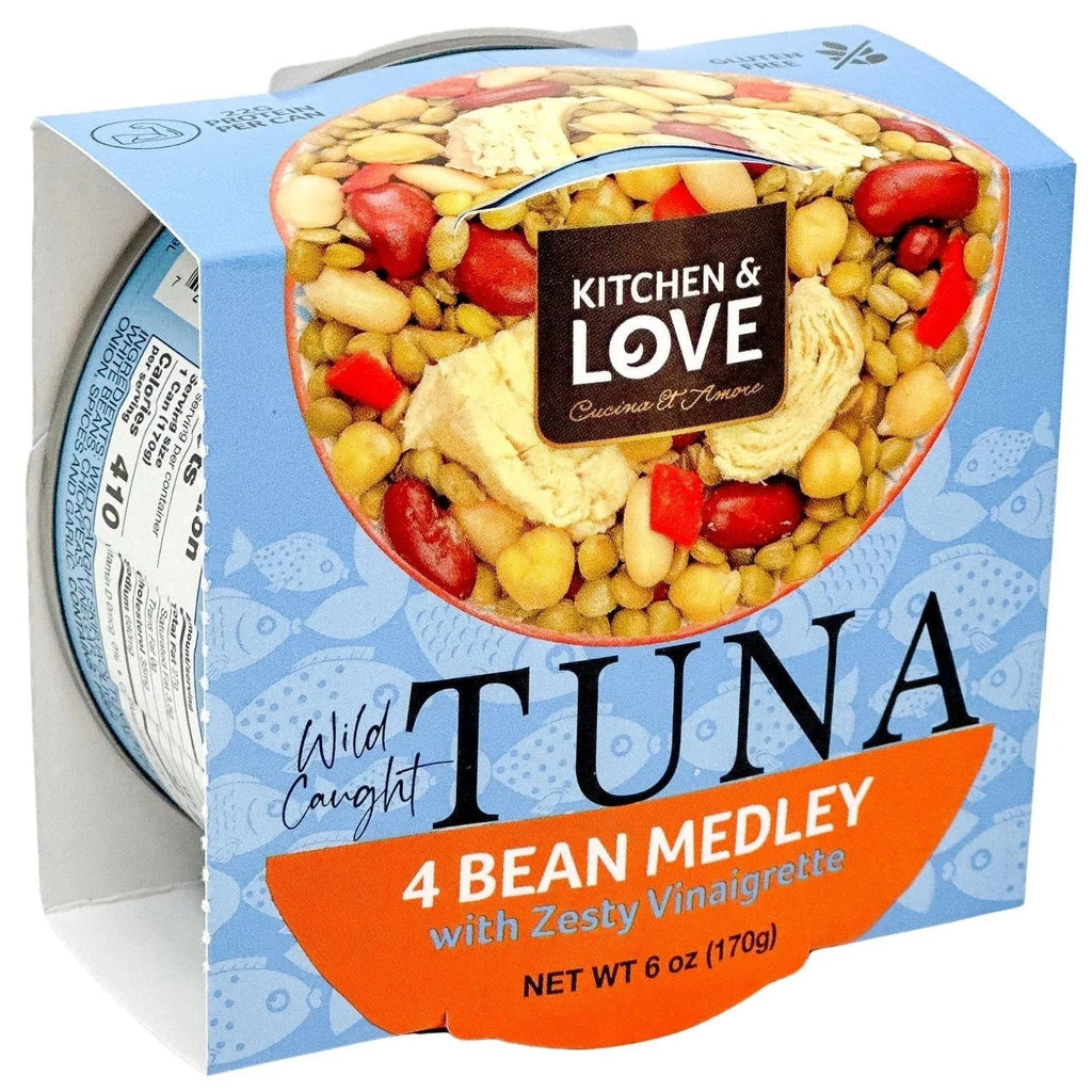 Wild Caught Tuna 4 Bean Medley (8 Pack)