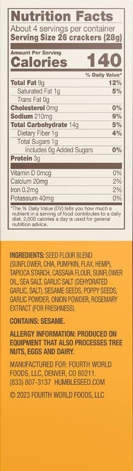 Everything Grain Free Crackers