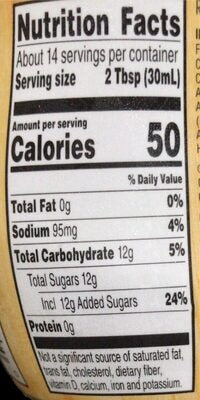 Lite Pancake Syrup