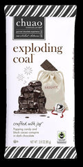 Exploding Coal Chocolate Bar
