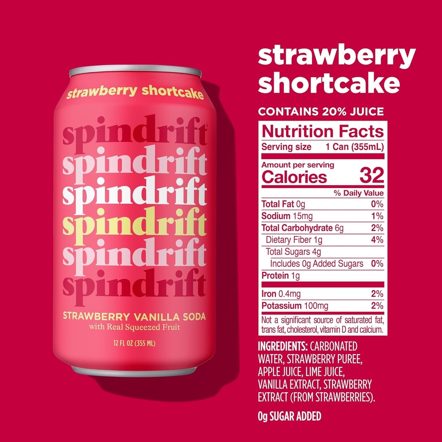 Strawberry Shortcake Soda (12 CT)