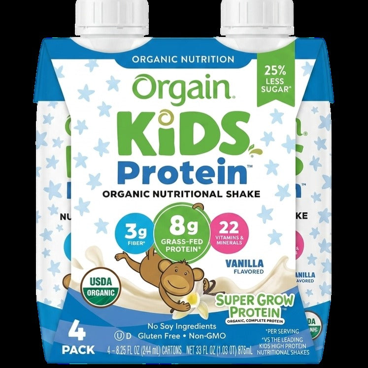 Organic Kids Protein Shake - Vanilla (4 Pack)