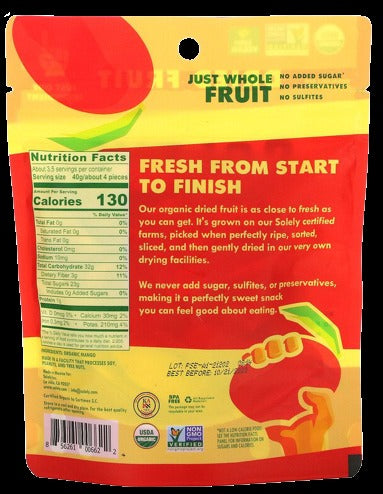 Dried Organic Mango