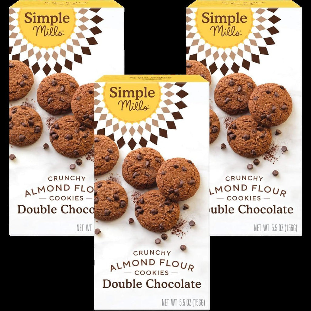 Double Chocolate Almond Flour Crunchy Cookies (3 Pack)
