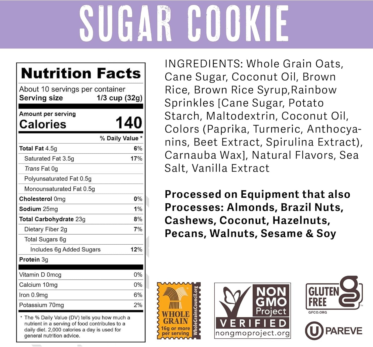 Sugar Cookie Granola
