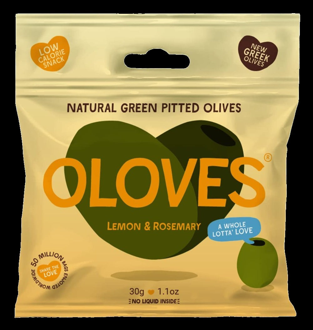 Lemon & Rosemary Pitted Green Olives (10 Pack)