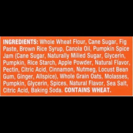 Pumpkin Spice Fig Bars (6 CT)