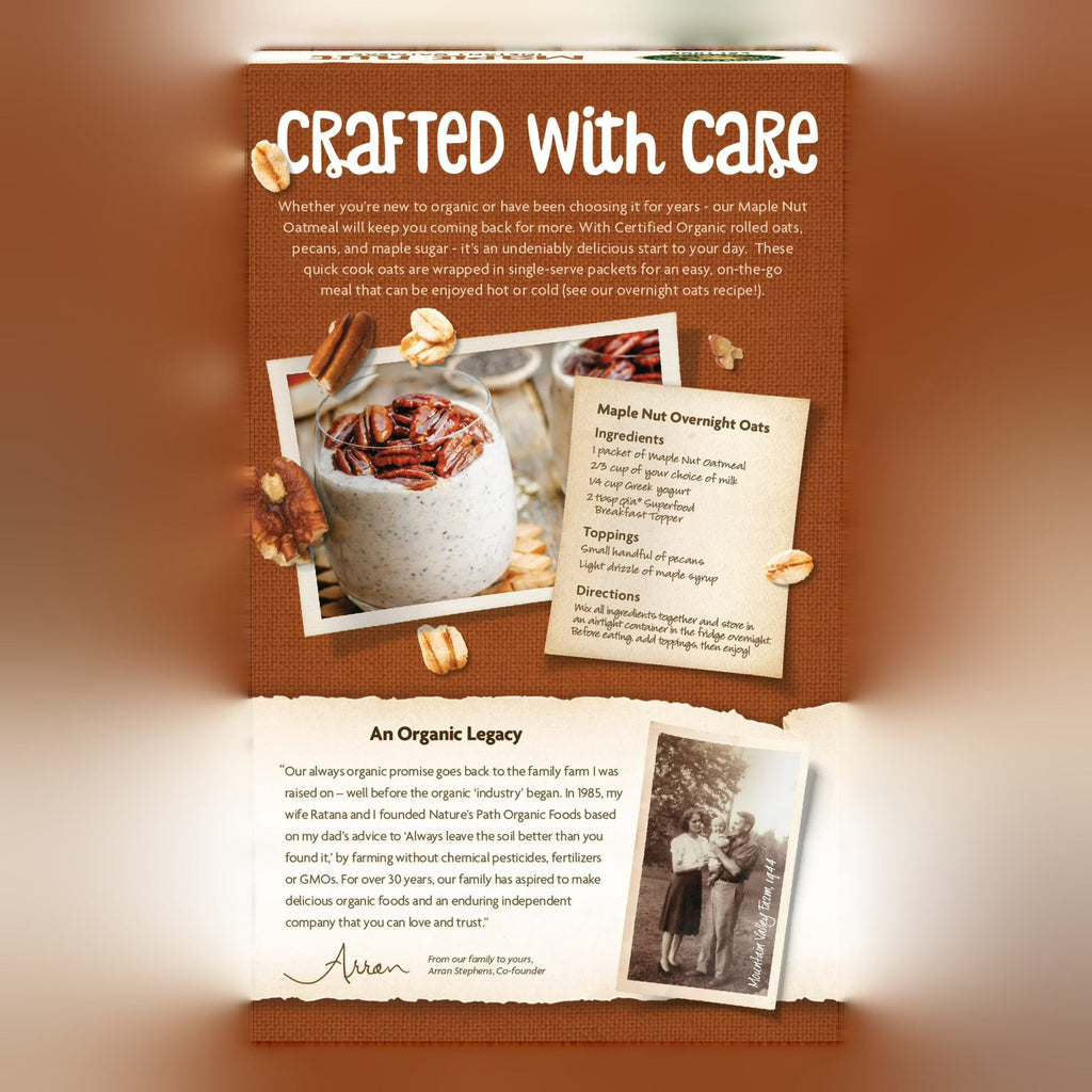 Organic Maple Nut Hot Cereal (8 CT)