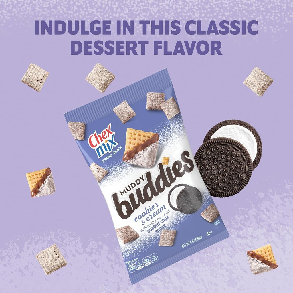 Muddy Buddies Brand Snack Cookies N Creme