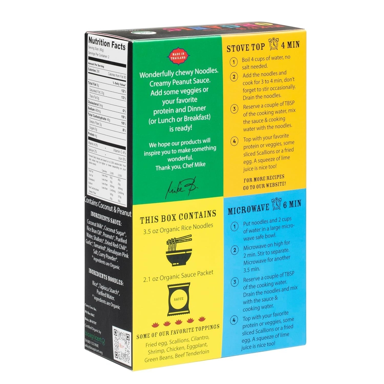 Thai Peanut Noodles (6 Pack)