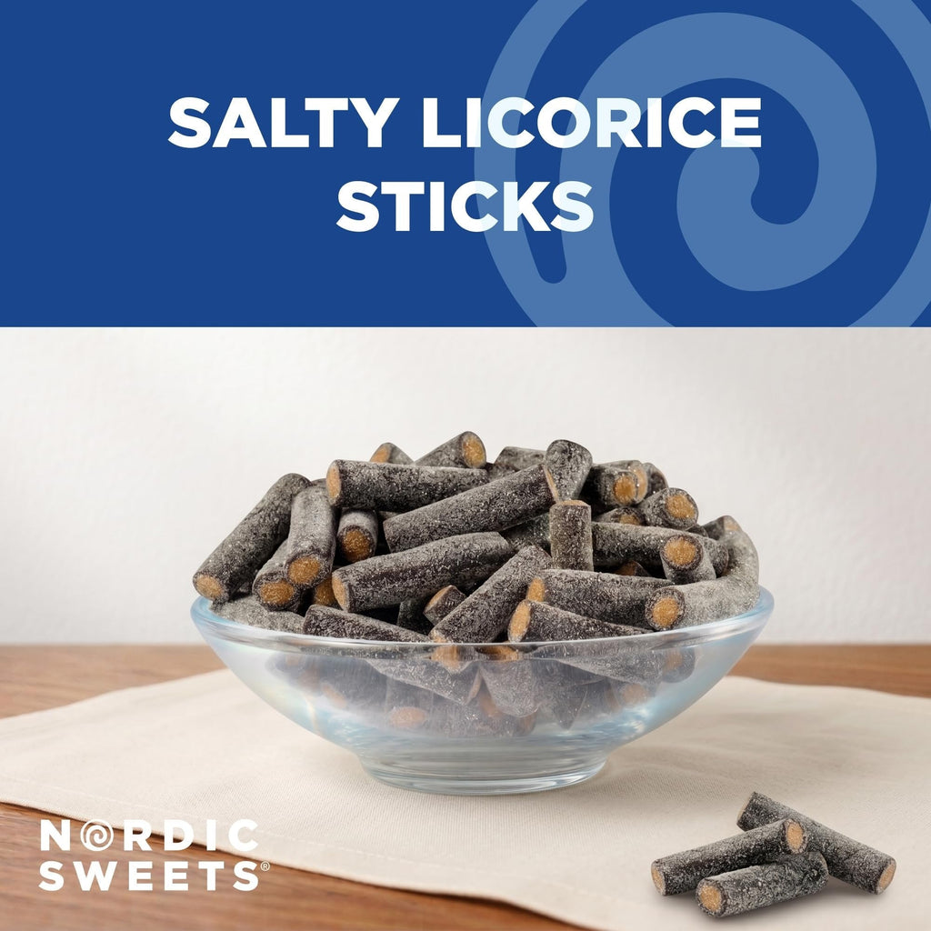Salty Licorice Salmiac Heksehyl Stix