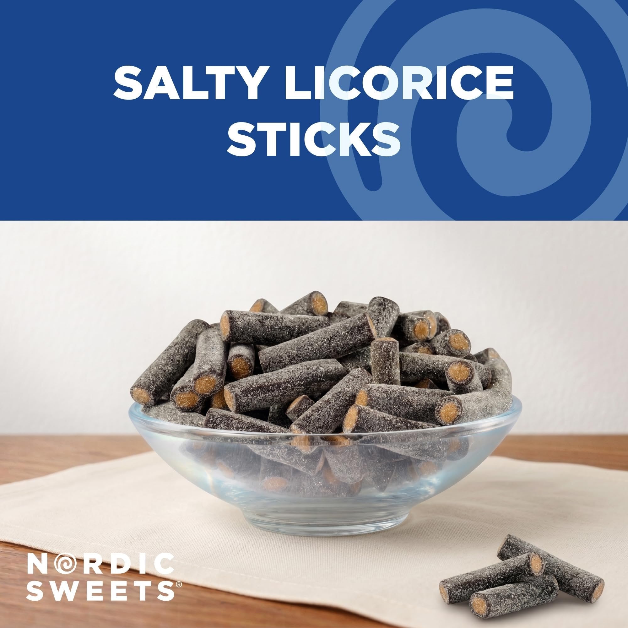 Salty Licorice Salmiac Heksehyl Stix